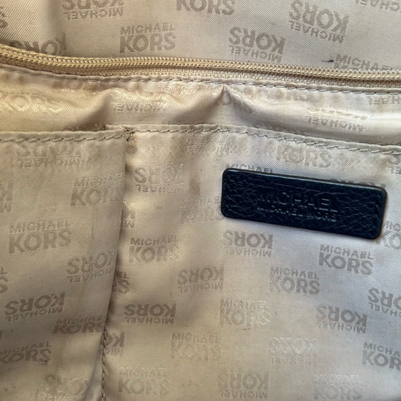 Michael Kors Black Monogram Tote - Picture 13 of 16